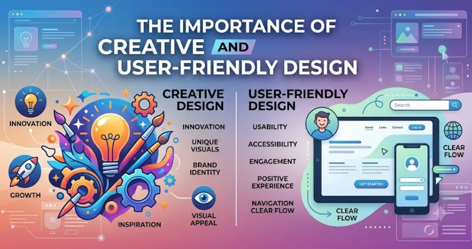 The Importance of Creative and User-Friendly Design